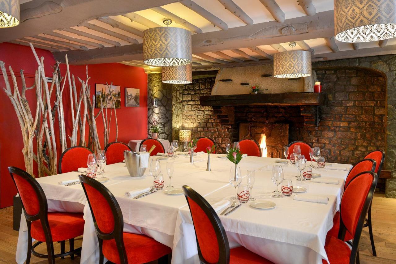 Logis Hotel Spa Restaurant Au Site Normand Clecy Bagian luar foto